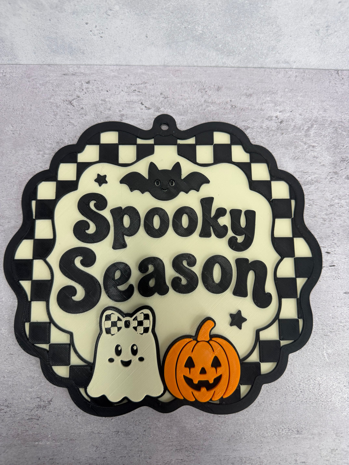 Spooky season sign