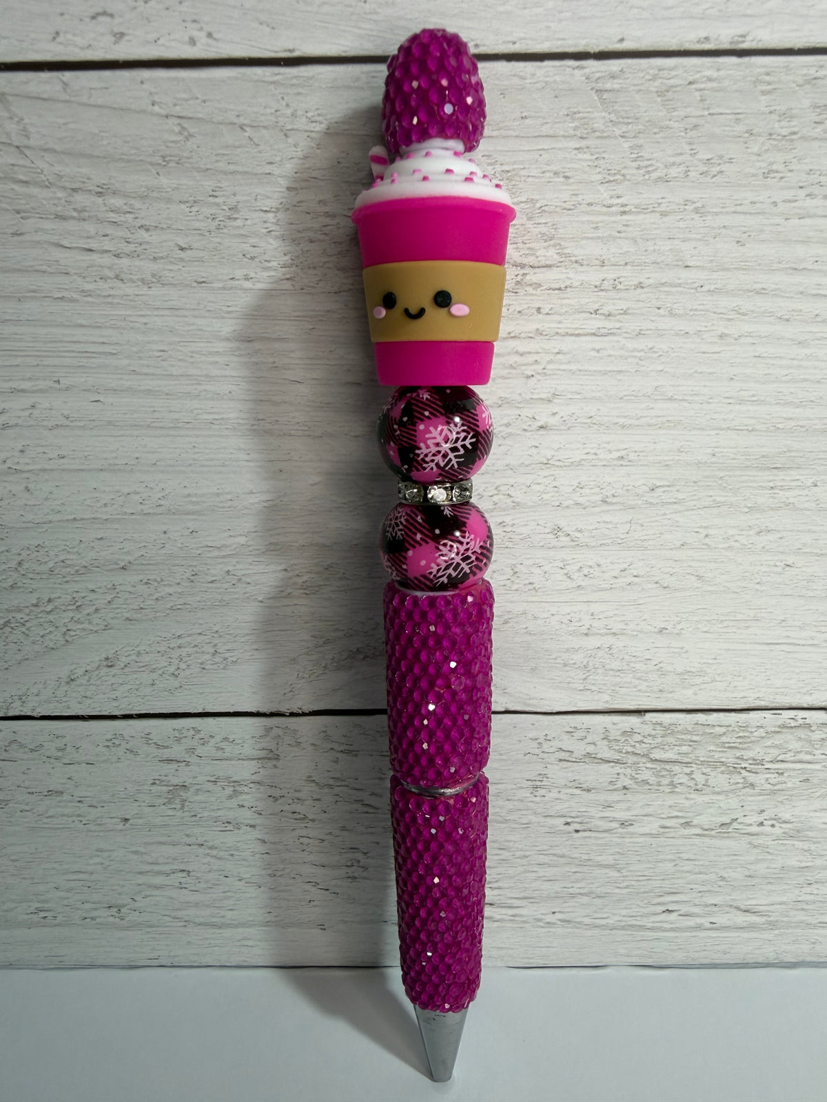 coffee beaded pens