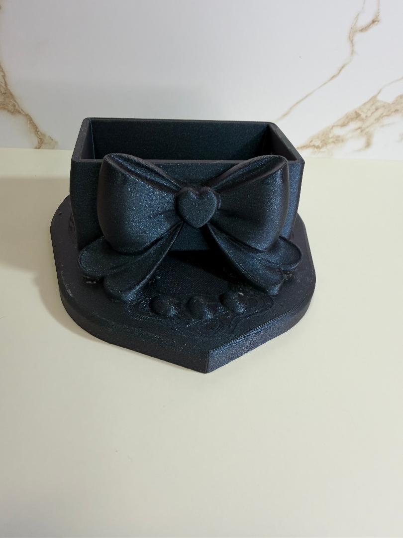 Bow sticky note holder