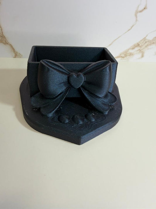 Bow sticky note holder