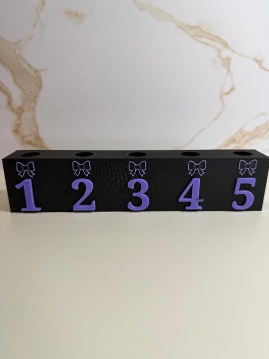 Numbered pen display