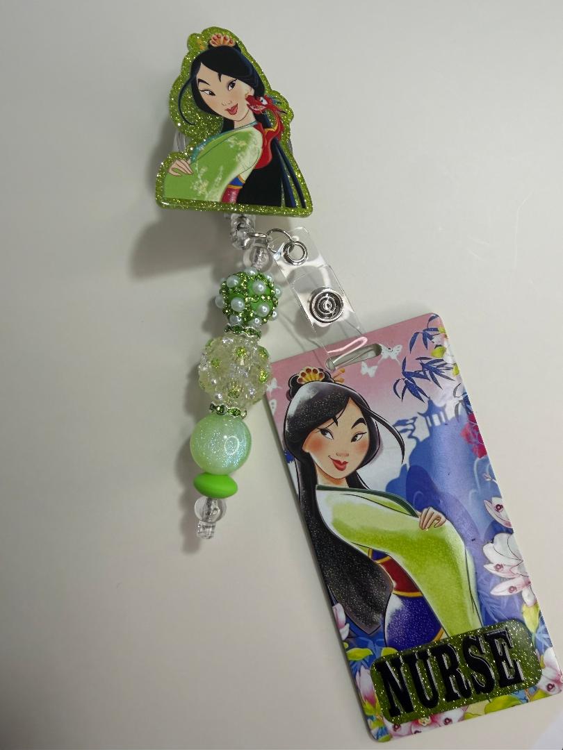 Mulan badge reel
