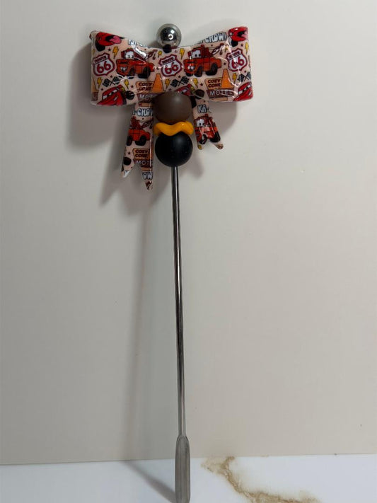 Brown Tow Truck stirrer