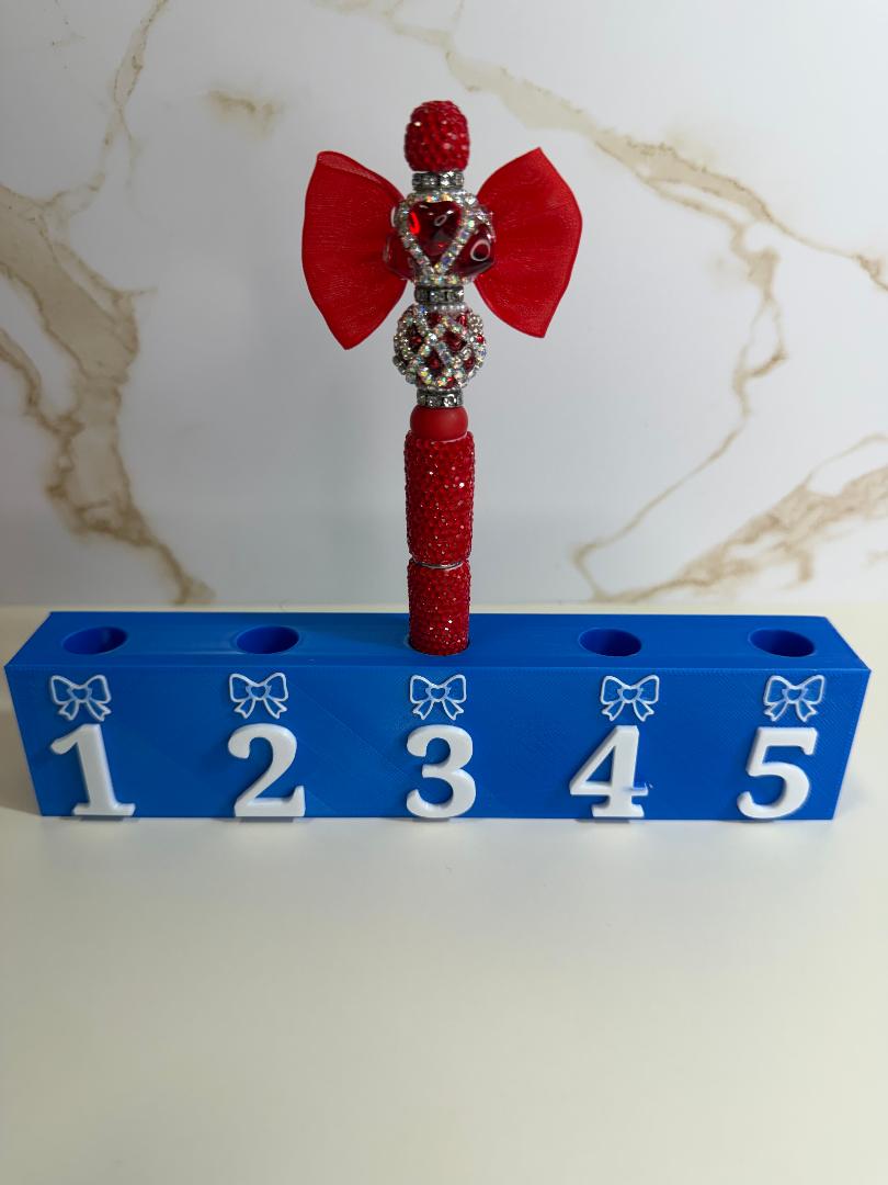 Numbered pen display