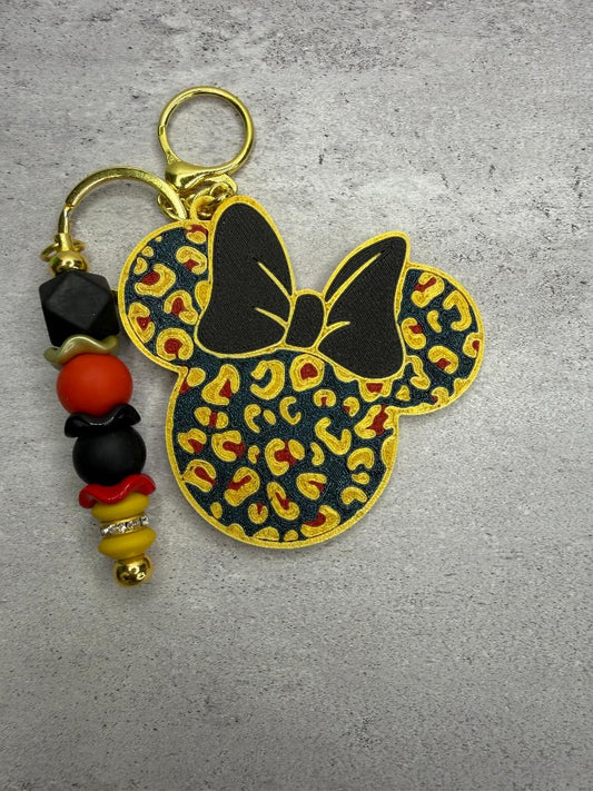 Leopard mouse keychain 1