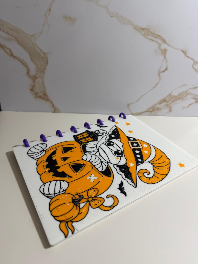Pumpkin cat notebook