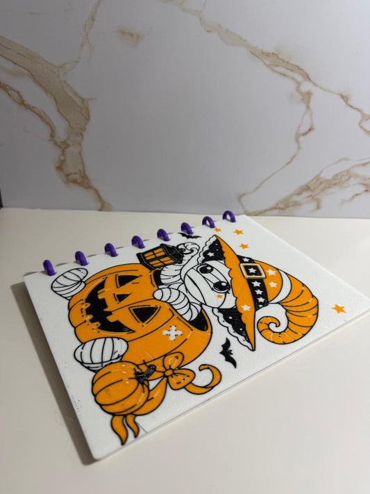 Pumpkin cat notebook