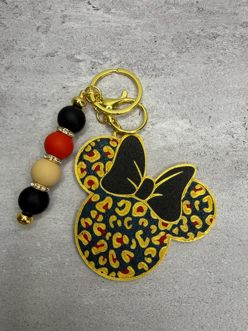 Leopard mouse keychain 2