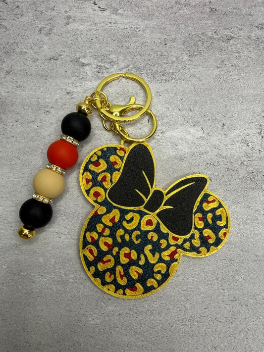Leopard mouse keychain 2