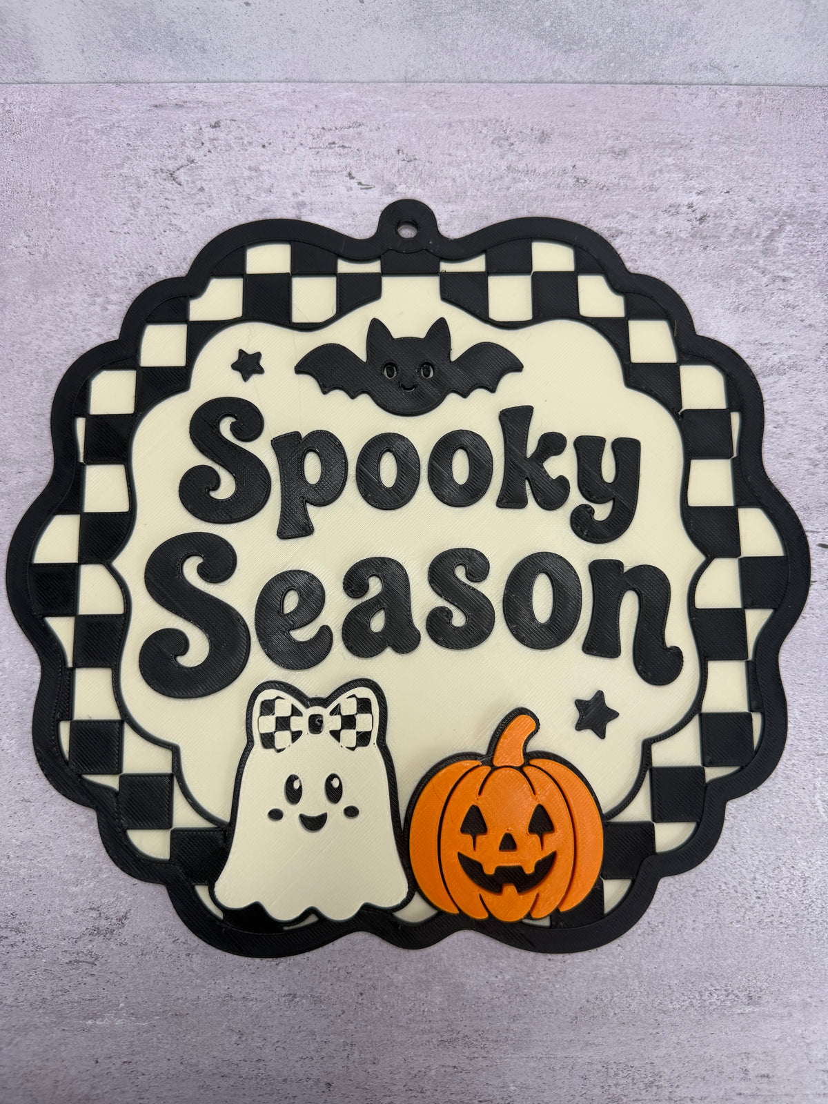 Spooky season sign