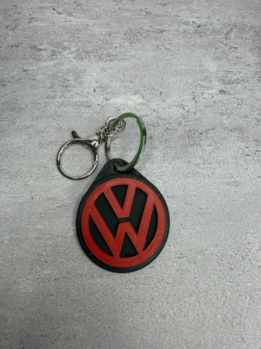 Red/black VW keychain