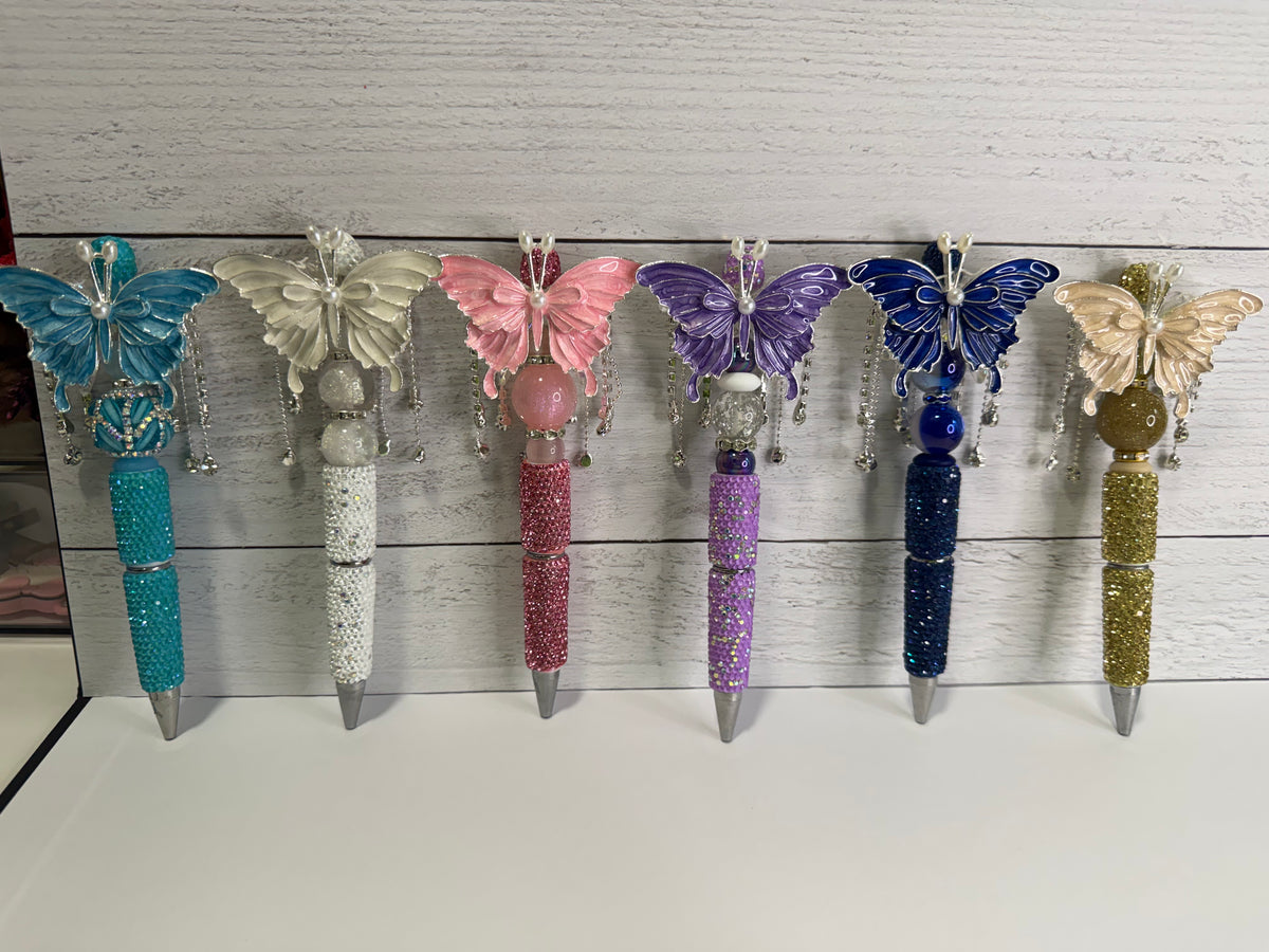 Butterfly Beaded Pen