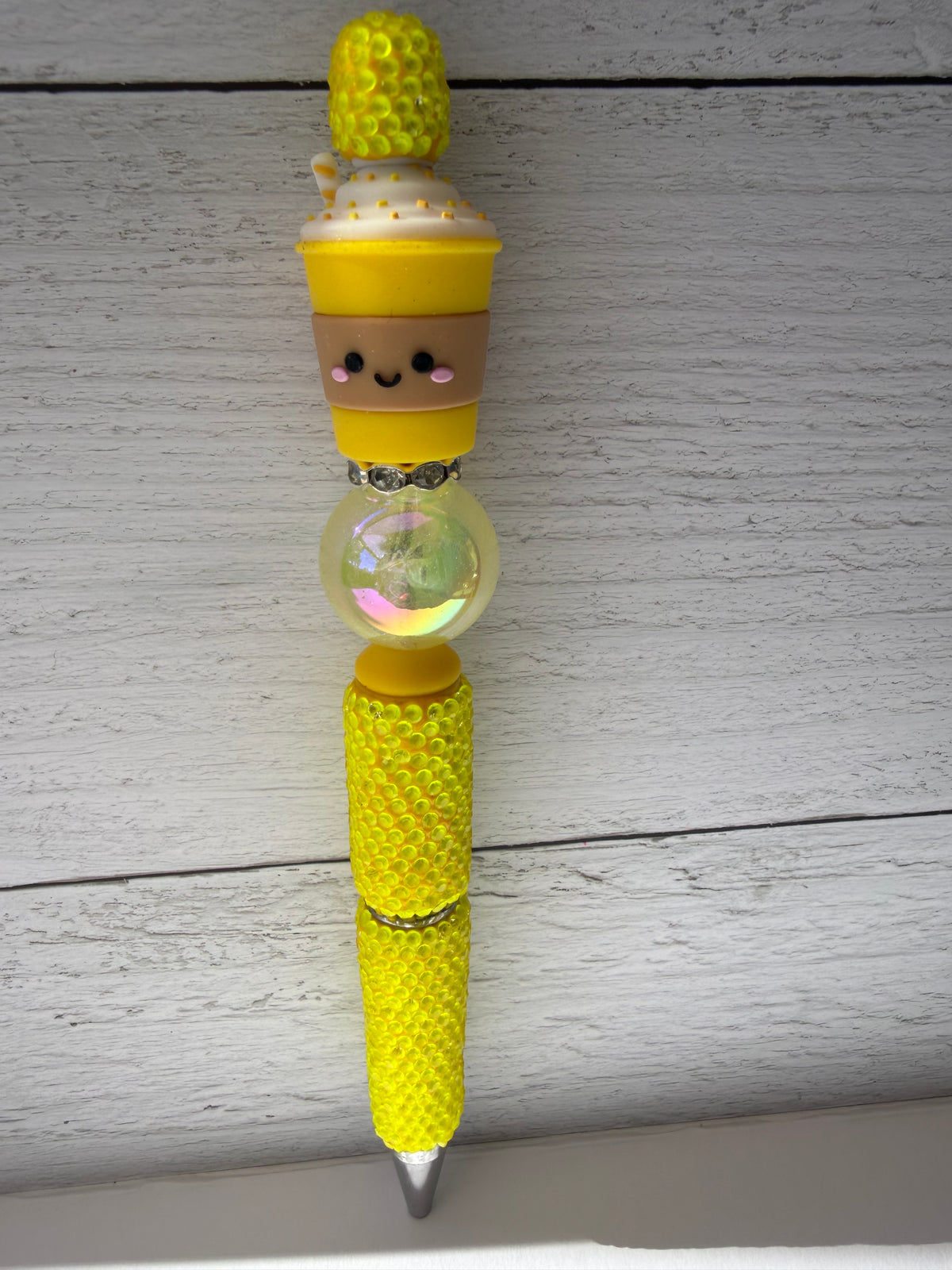coffee beaded pens
